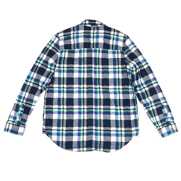 Plaid Flannel Button Down Long Sleeve Shirt - Picture 5 of 12